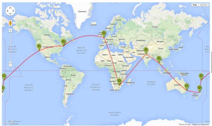 Around The World Plane Ticket