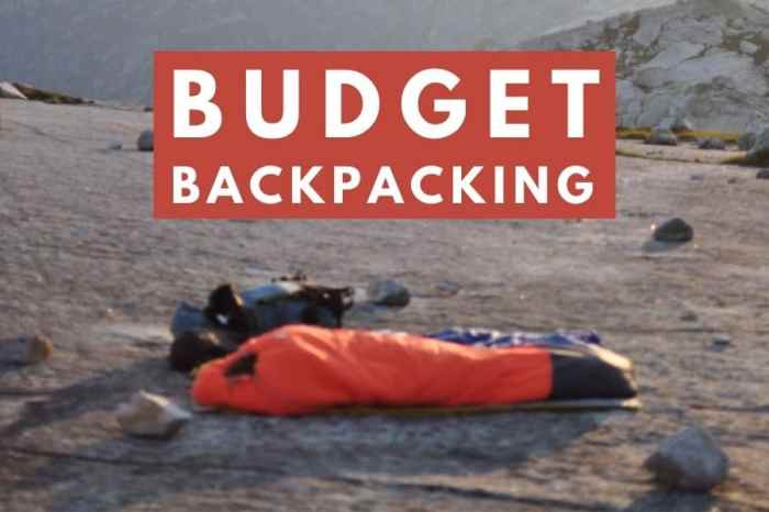 Cheap Backpacking Trips