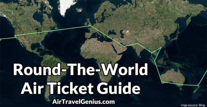 5 Stop Round The World Ticket