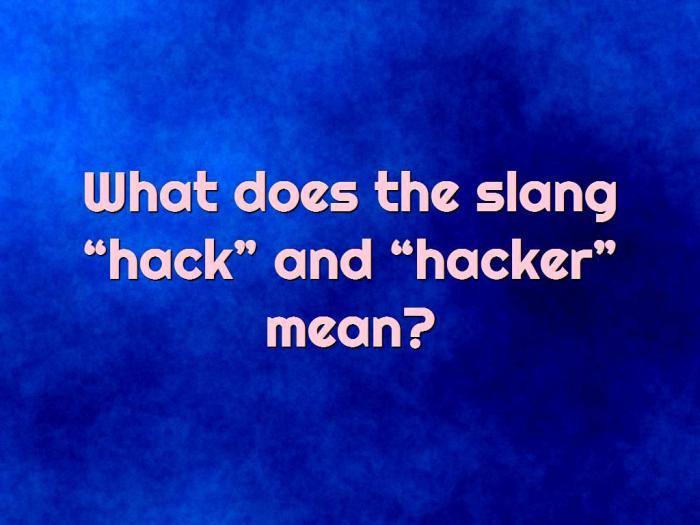 Hack Slang